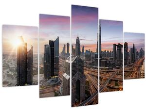 Obraz - Panorama Dubaja (150x105 cm)