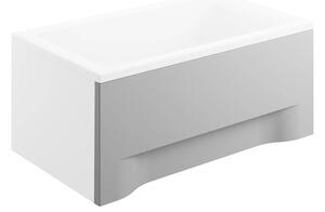 Univerzálny čelný krycí panel biely k obdĺžnikovej vani Polimat POLIMAT-Rozmery: 100x51 - pre vane: CAPRI 100x70 / MINI 100x65