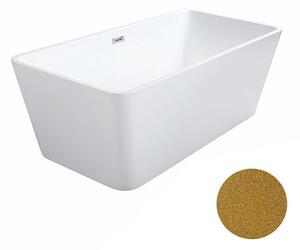 Besco Akrylátová voľne stojaca vaňa Evita Glam Z 160x80