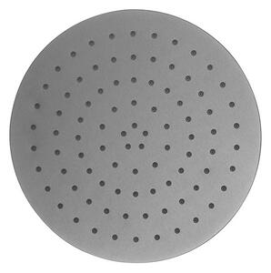 Besco Sprchová hlavica - kruh Uni R GR Grafit kartáčovaná, ø 30 cm