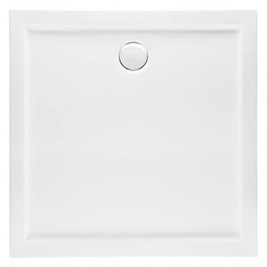 Polimat Štvorcová akrylátová sprchová vanička Goliat 80x80 (90x90) POLIMAT-Farba: Biela, POLIMAT-Rozmery: 80x80