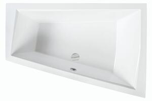 Besco Akrylátová asymetrická vaňa Intima Duo 170x125 (180x125)