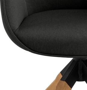 Dizajnová stolička Ariella sivá - prírodná