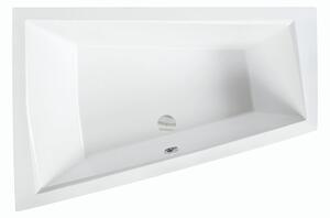Besco Akrylátová asymetrická vaňa Intima Duo 170x125 (180x125)