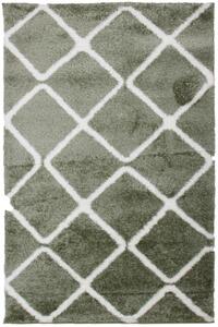 Koberec Boho 613 GREEN/CREAM rozmery koberec: 60x100 cm
