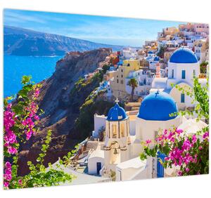 Obraz - Santorini, Grécko (70x50 cm)