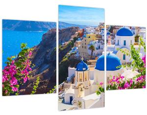 Obraz - Santorini, Grécko (90x60 cm)