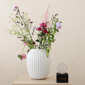 Exkluzívny set: váza Hammershøi White 20 cm + aranžovací krúžok Hanataba