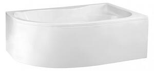 Polimat Akrylátová asymetrická vaňa Mega 160x105 L(R) AS POLIMAT-Farba: Biela, POLIMAT-Orientácia: Pravá
