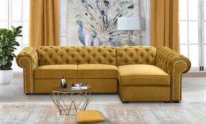Sedacia súprava VALENTINO L, GOLD - Kronos 01
