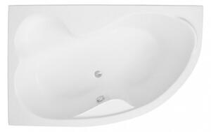 Polimat Akrylátová asymetrická vaňa Mega 160x105 L(R) AS POLIMAT-Farba: Biela, POLIMAT-Orientácia: Pravá