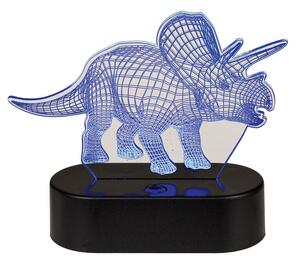 Detská lampička 3D TRICERATOPS