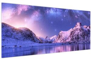Obraz - Arktická krajina (120x50 cm)