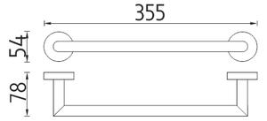 Nimco Držiak na uteráky, 36 cm UNIX - UN 13035A-26