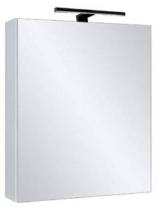 Comodo Zrkadlová skrinka Ticino 50 ZS LED-B s osvetlením Any LED 30 B, čierna