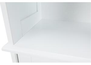 Biela vysoká kúpeľňová skrinka ATENE TYP 1