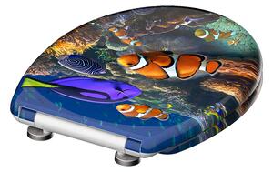 Eisl Sanitär WC sedadlo Duroplast Soft Close Sea Life 82372