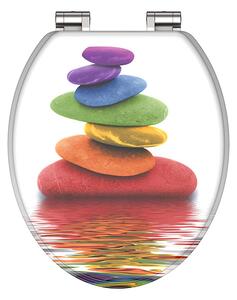 Eisl Sanitär WC sedadlo MDF Soft Close Colorful Stones 80120