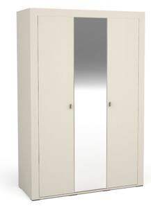 Trojdverová skriňa so zrkadlom cashmere MOSSA MO2