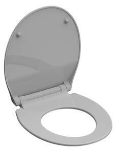 Eisl Sanitär WC sedátko Duroplast Soft Close Slim Grey 82702