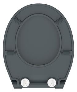 Eisl Sanitär WC sedátko Duroplast Soft Close Slim Antracit 82704