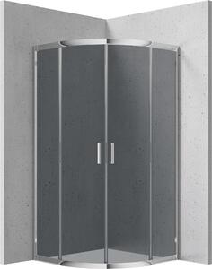Deante Štvrťkruhový sprchový kút Funkia 90x90 cm - KYP 451K - bez vaničky