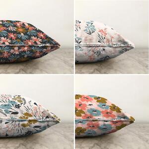 Súprava 4 obliečok na vankúše Minimalist Cushion Covers Blooming, 55 x 55 cm