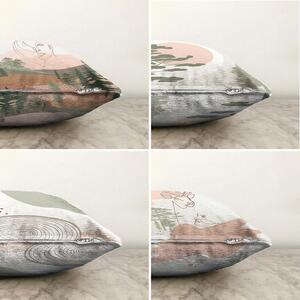 Súprava 4 obliečok na vankúše Minimalist Cushion Covers Scenery, 55 x 55 cm