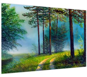 Obraz - Olejomaľba krajiny (90x60 cm)