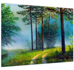 Obraz - Olejomaľba krajiny (70x50 cm)
