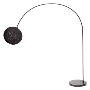 Dizajnová stojanová lampa Omari 205 čierna