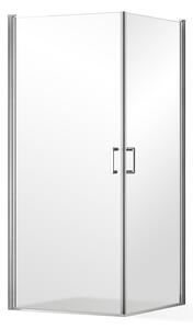 Roltechnik Outlet Sprchový kút OBCO1+OBCO1 s dvojkrídlovými dverami - bez vaničky ROTH-Variant: rozmery: 80x80 cm - (OBCO1-80_OBCO1-80), ROTH-Profily: profily: brillant, výplň: transparent