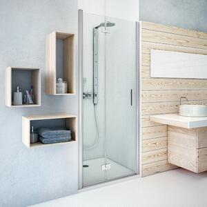 Roth Sprchové dvere TZNL1, TZNP1 pre inštaláciu do niky - bez vaničky ROTH-Variant: šírka: 90 cm, orientácia: Pravá - (TZNP1 900 - 739-900000P-00-02), ROTH-Profily: profily: brillant, výplň: transparent