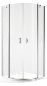 Roltechnik Outlet Štvrťkruhový sprchový kút DR2 - bez vaničky ROTH-Variant: rozmery: 80x80 cm - (DR2/80x80 - 733-8000000-00-02), ROTH-Profily: profily: brillant, výplň: transparent