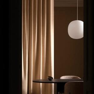 Závesné svietidlo Lantern, Small, White Opal – New Works