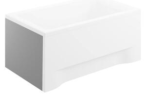 Univerzálny bočný krycí panel biely k obdĺžnikovej vani Polimat POLIMAT-Rozmery: 70x54-pre: CAPRI 120x70