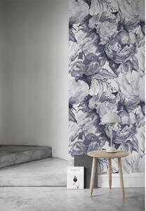 Fototapeta Ozdobné sivé kvety Samolepící 250x250cm