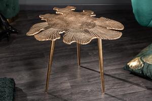 Dizajnový konferenčný stolík Lance 57 cm zlatý