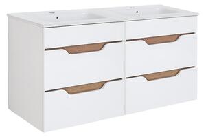 Comodo Kúpeľňová skrinka s keramickým dvojumývadlom Ithaca W 120