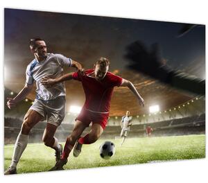 Obraz - Futbalisti v akcii (90x60 cm)