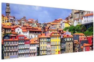 Obraz - Ribeira, Portugalsko (120x50 cm)