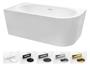 Besco Akrylátová voľne stojaca vaňa Avita A-Line CC/SP 150x75 (160x75, 170x75), s prepadom