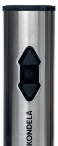 TEMPO-KONDELA SAKARO TYP 3, elektrický otvárač na víno s LED osvetlením, sivá