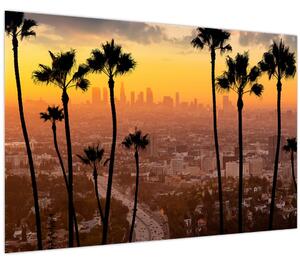 Obraz - Panorama Los Angeles (90x60 cm)