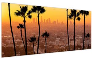 Obraz - Panorama Los Angeles (120x50 cm)