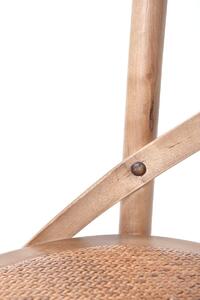 DUKA Hnedá stolička Para z dubového dreva 29422