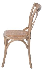 DUKA Hnedá stolička Para z dubového dreva 29422