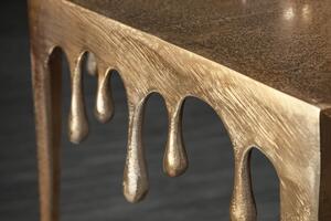 Príručný stolík LIQUIDE 44 cm - zlatá