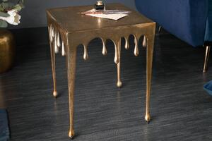 Príručný stolík LIQUIDE 44 cm - zlatá