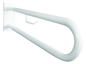 Bemeta Design HELP: Madlo, 600 mm, v tvare U, s držiakom TP, s krytkou, biela - 301807273